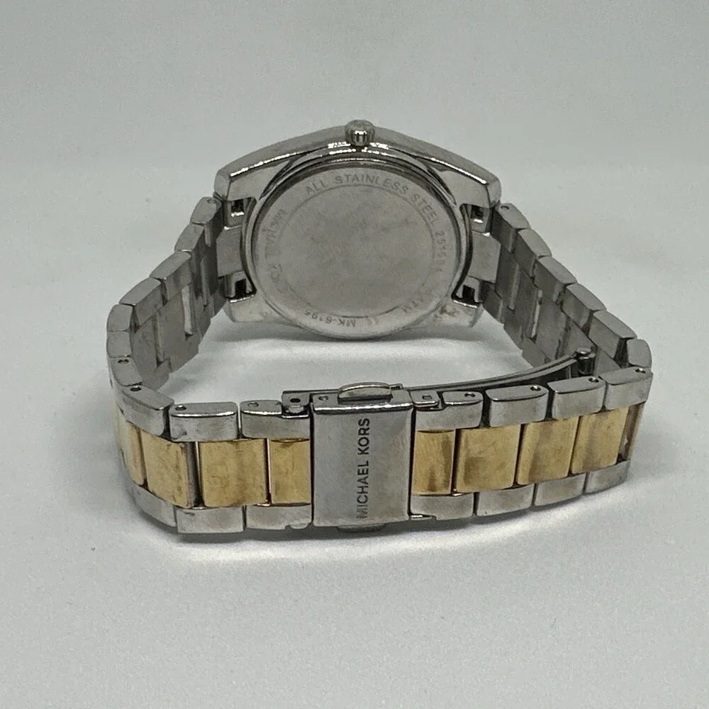 Michael Kors Ryland MK6195 Women's Two-Tone Stainless Steel Analog Watch HME623